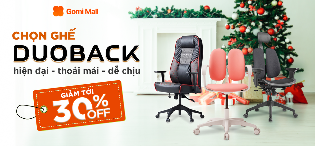 DUOBACK GIẢM TỚI 30%: SẮM GHẾ ĐÓN NĂM MỚI